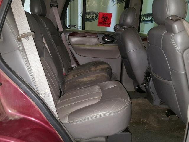 1GKDS13S522464850 - 2002 GMC ENVOY MAROON photo 6