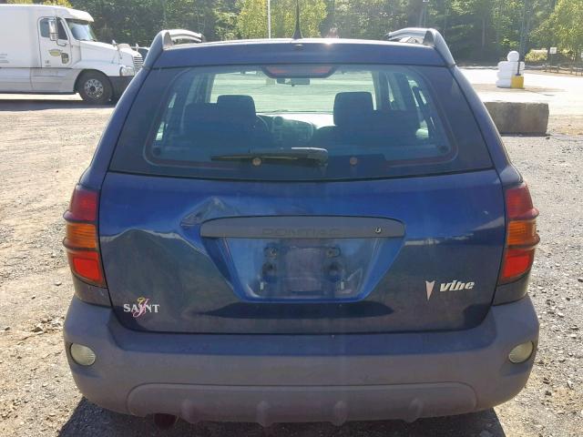 5Y2SL65806Z462273 - 2006 PONTIAC VIBE BLUE photo 9