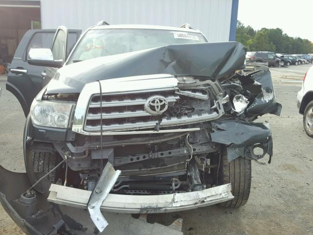 5TDZY67A68S012826 - 2008 TOYOTA SEQUOIA PL GREEN photo 7