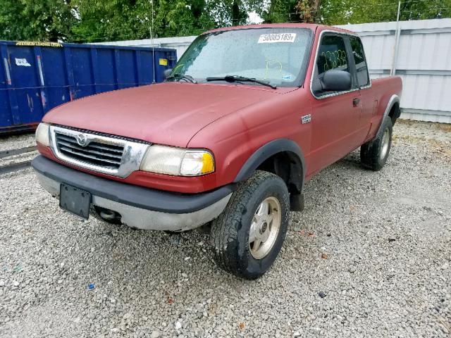 4F4ZR16V5XTM28586 - 1999 MAZDA B3000 CAB RED photo 2