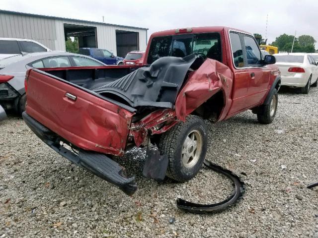 4F4ZR16V5XTM28586 - 1999 MAZDA B3000 CAB RED photo 4