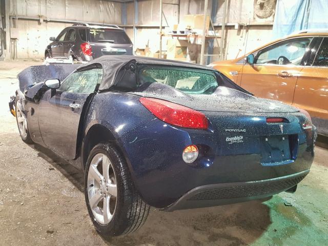 1G2MB35B36Y120140 - 2006 PONTIAC SOLSTICE BLUE photo 3