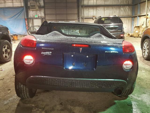 1G2MB35B36Y120140 - 2006 PONTIAC SOLSTICE BLUE photo 6