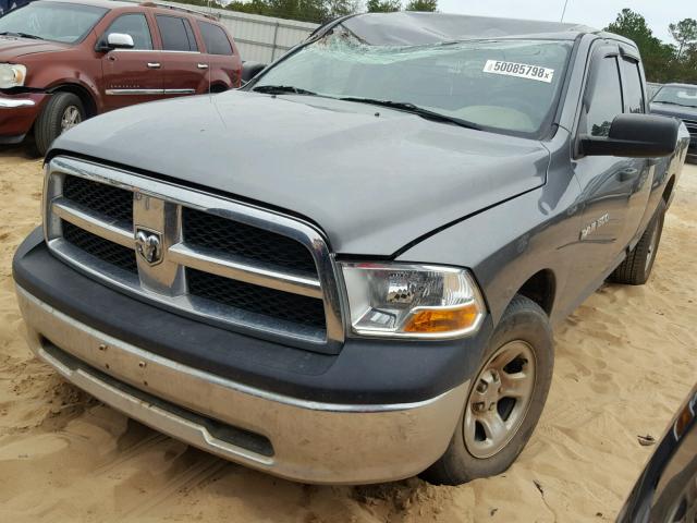 1D7RB1GP6BS547538 - 2011 DODGE RAM 1500 SILVER photo 2