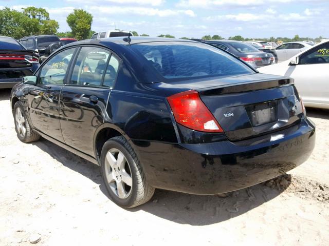 1G8AL55B96Z179317 - 2006 SATURN ION LEVEL BLACK photo 3