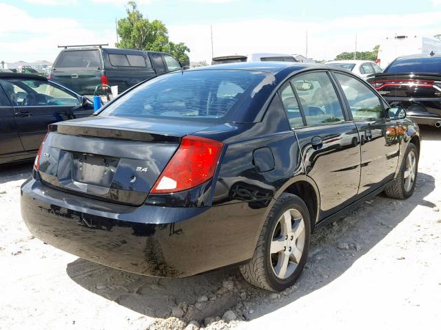 1G8AL55B96Z179317 - 2006 SATURN ION LEVEL BLACK photo 4
