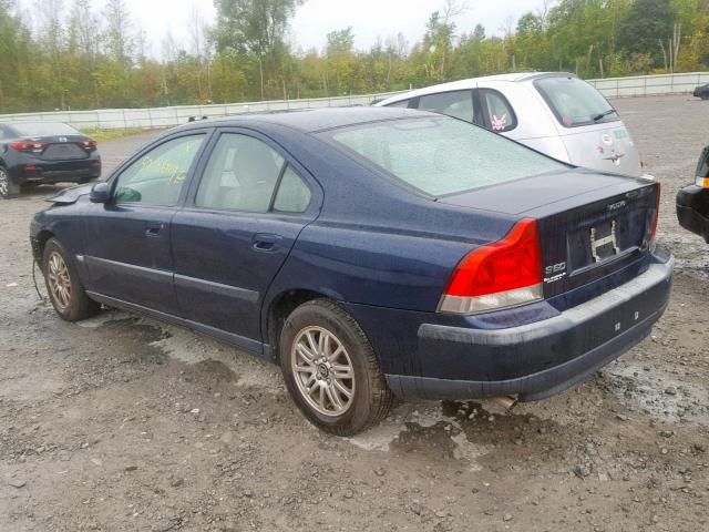 YV1RS61T442391445 - 2004 VOLVO S60 BLUE photo 3