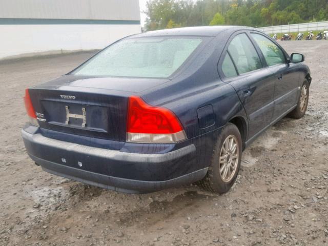 YV1RS61T442391445 - 2004 VOLVO S60 BLUE photo 4