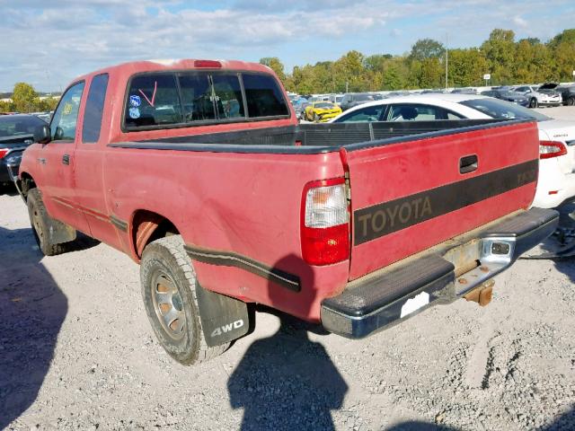 JT4UN22D6T0020630 - 1996 TOYOTA T100 XTRAC RED photo 3