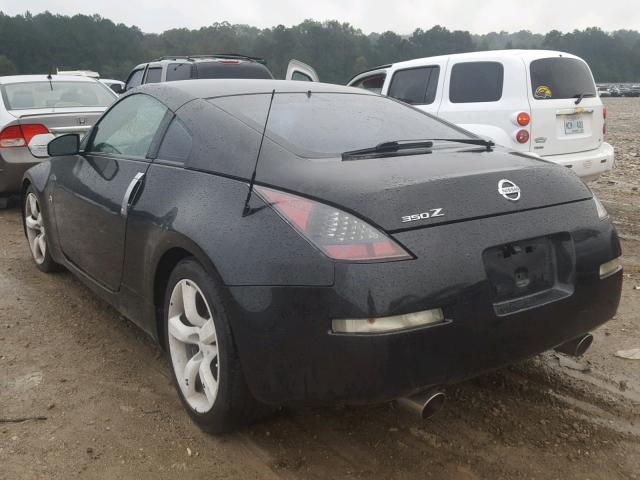 JN1AZ34E06M380057 - 2006 NISSAN 350Z COUPE BLACK photo 3