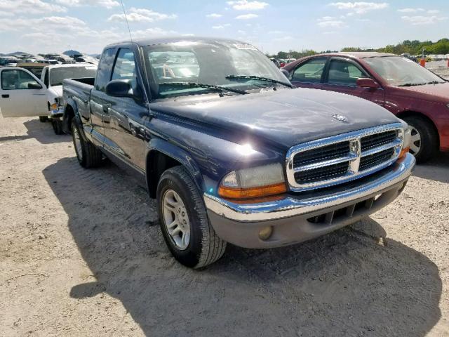 1D7HL42N33S313715 - 2003 DODGE DAKOTA SLT BLUE photo 1