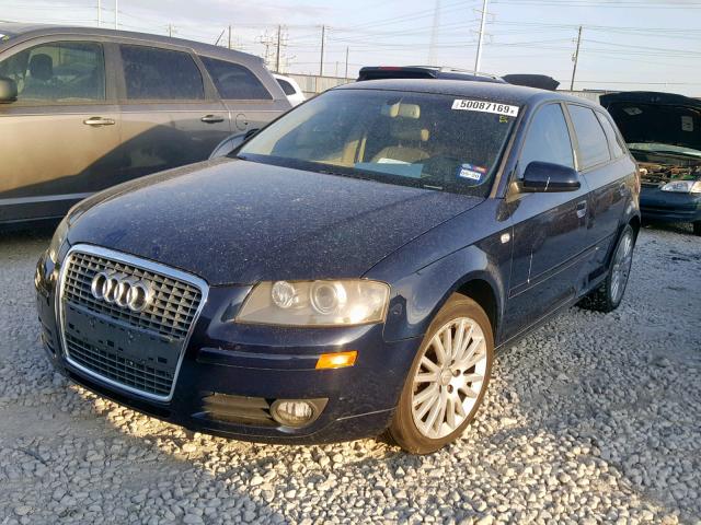 WAUNF78PX6A076663 - 2006 AUDI A3 2.0 PRE BLUE photo 2