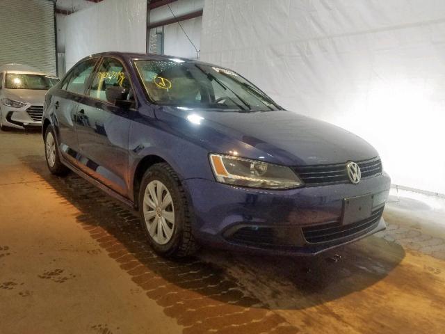 3VW2K7AJ4EM329546 - 2014 VOLKSWAGEN JETTA BASE 蓝色 照片 1