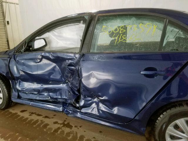 3VW2K7AJ4EM329546 - 2014 VOLKSWAGEN JETTA BASE 蓝色 照片 10