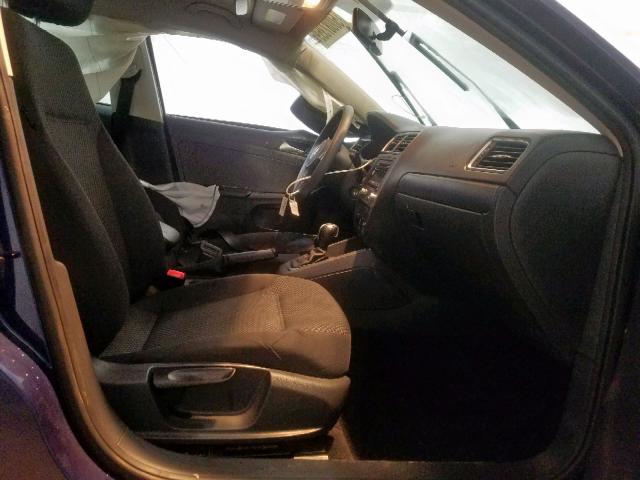 3VW2K7AJ4EM329546 - 2014 VOLKSWAGEN JETTA BASE 蓝色 照片 5