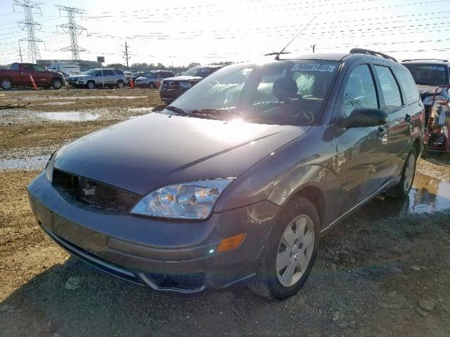 1FAFP36N86W130548 - 2006 FORD FOCUS ZXW GRAY photo 2