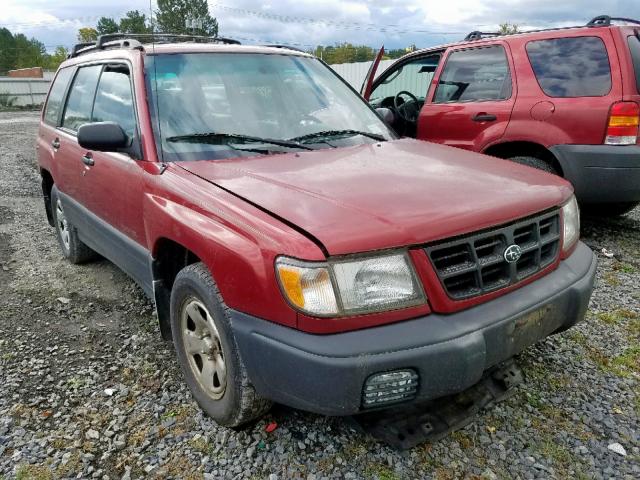 JF1SF6356XG748910 - 1999 SUBARU FORESTER L RED photo 1