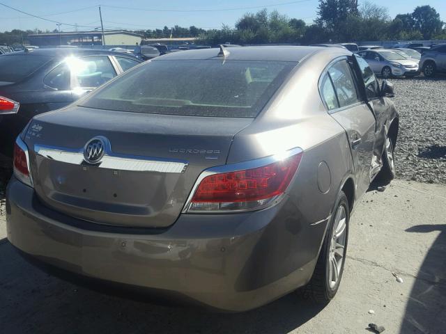 1G4GD5EG5AF178017 - 2010 BUICK LACROSSE C GRAY photo 4