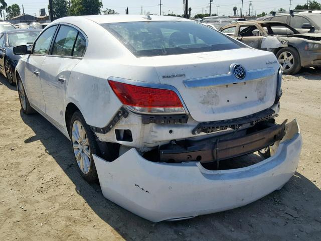 1G4GF5E32DF278829 - 2013 BUICK LACROSSE P WHITE photo 3