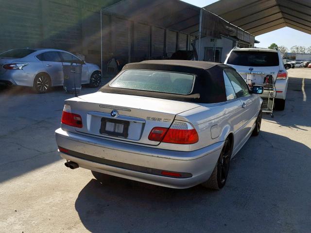 WBABW33424PL30532 - 2004 BMW 325 CI SILVER photo 4