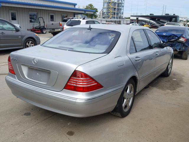 WDBNG70J84A406237 - 2004 MERCEDES-BENZ S 430 GRAY photo 4