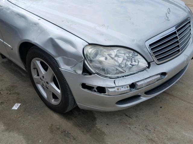 WDBNG70J84A406237 - 2004 MERCEDES-BENZ S 430 GRAY photo 9