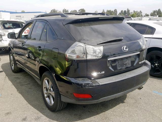 JTJGW31U062000283 - 2006 LEXUS RX 400 BLACK photo 3