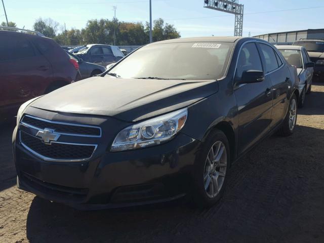 1G11C5SAXDF191002 - 2013 CHEVROLET MALIBU 1LT BLACK photo 2