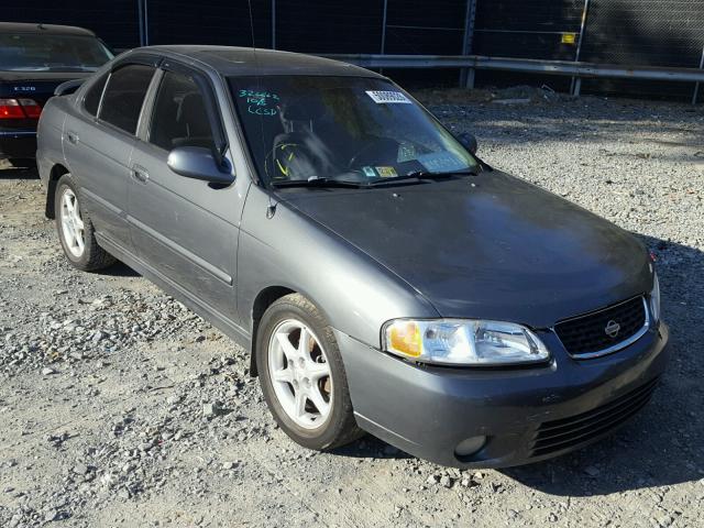 3N1BB51D81L123070 - 2001 NISSAN SENTRA SE GRAY photo 1