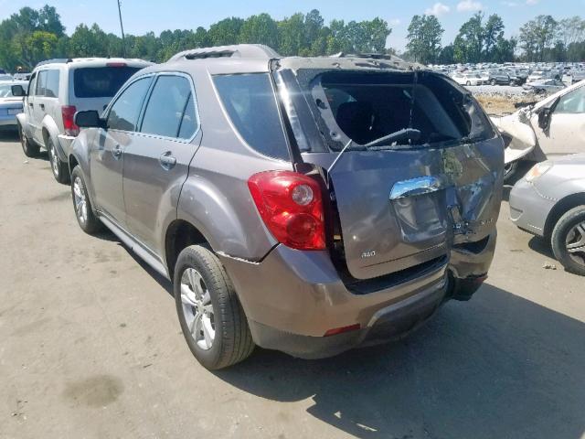 2CNFLEEC2B6425632 - 2011 CHEVROLET EQUINOX LT GOLD photo 3