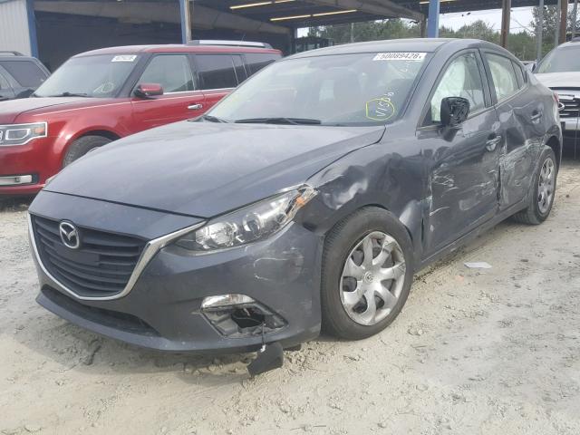 JM1BM1T73F1231506 - 2015 MAZDA 3 SV GRAY photo 2