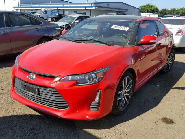 JTKJF5C78GJ019515 - 2016 TOYOTA SCION TC წითელი ფოტო 2