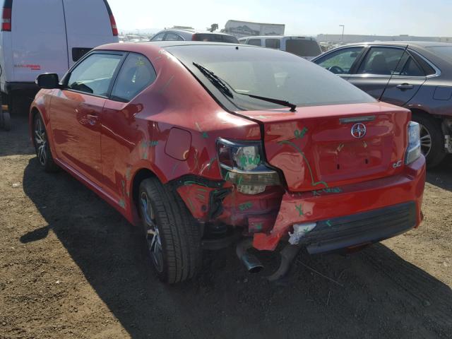 JTKJF5C78GJ019515 - 2016 TOYOTA SCION TC წითელი ფოტო 3