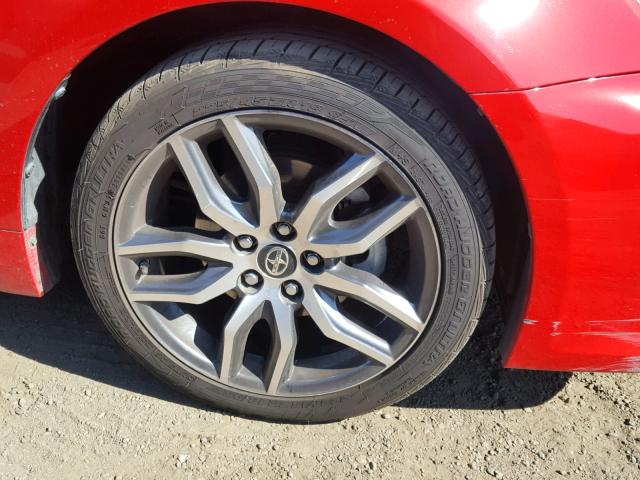 JTKJF5C78GJ019515 - 2016 TOYOTA SCION TC წითელი ფოტო 9