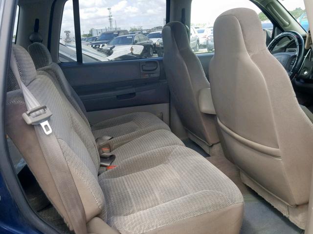 1D4HR38N23F584691 - 2003 DODGE DURANGO SP BLUE photo 6