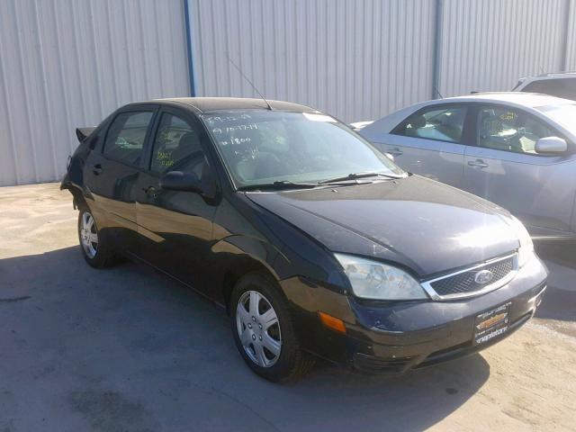 1FAFP34N37W153630 - 2007 FORD FOCUS ZX4 BLACK photo 1