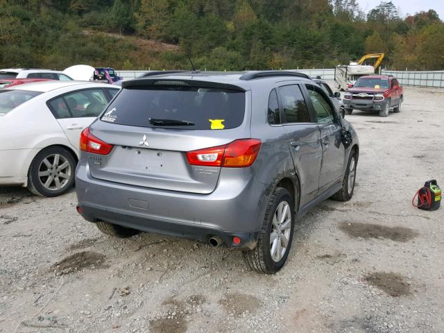 4A4AR4AU4EE013212 - 2014 MITSUBISHI OUTLANDER SILVER photo 4