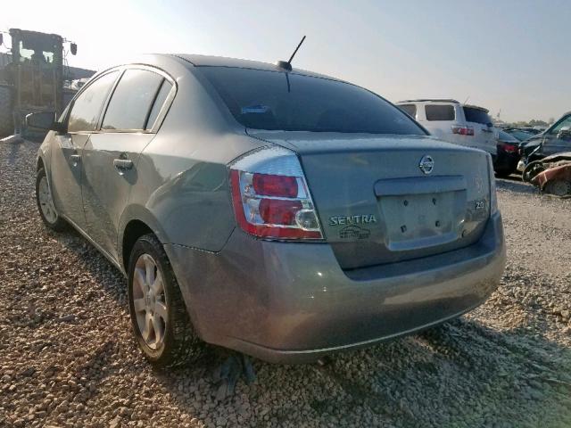 3N1AB61E97L622883 - 2007 NISSAN SENTRA 2.0 GRAY photo 3