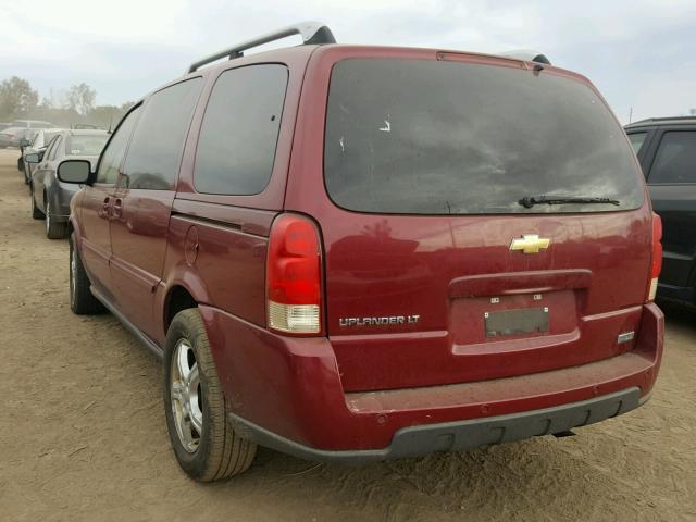 1GNDX33L95D255659 - 2005 CHEVROLET UPLANDER L 勃艮第红 照片 3