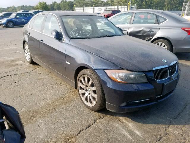 WBAVB73507VF51798 - 2007 BMW 335 I BLUE photo 4