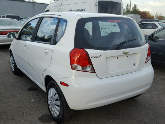 KL1TD66638B115117 - 2008 CHEVROLET AVEO BASE Ağ foto 3