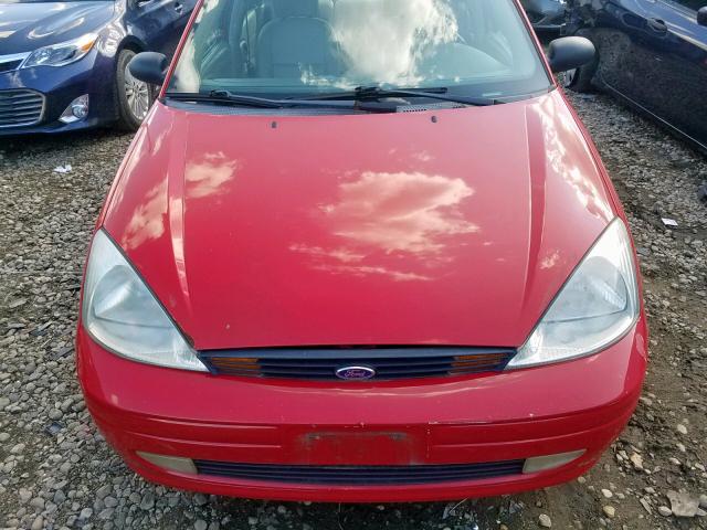 1FAFP38322W202009 - 2002 FORD FOCUS ZTS RED photo 7