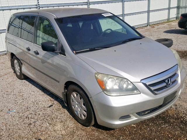 5FNRL382X5B125800 - 2005 HONDA ODYSSEY LX SILVER photo 1