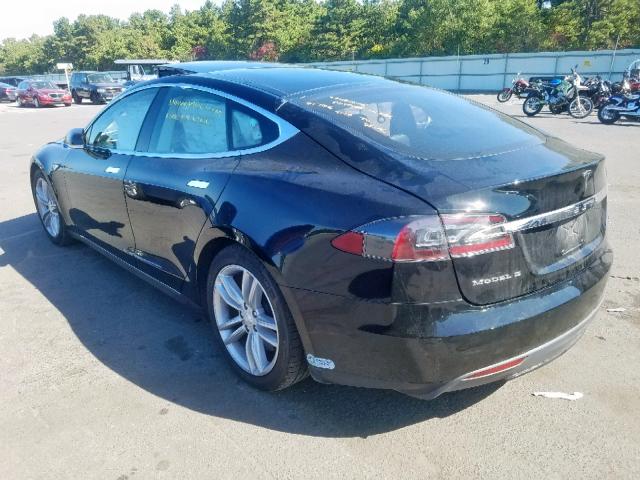 5YJSA1E24GF122085 - 2016 TESLA MODEL S أسود صورة 3