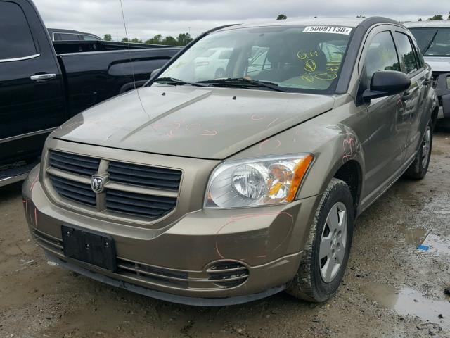 1B3HB28B77D210615 - 2007 DODGE CALIBER GOLD photo 2