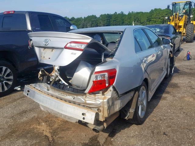 4T1BF1FK4CU060183 - 2012 TOYOTA CAMRY BASE SILVER photo 4