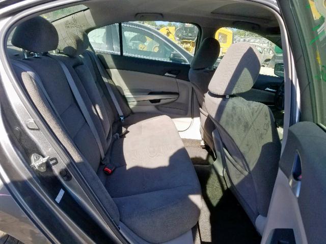 1HGCP26708A031507 - 2008 HONDA ACCORD EX GRAY photo 6