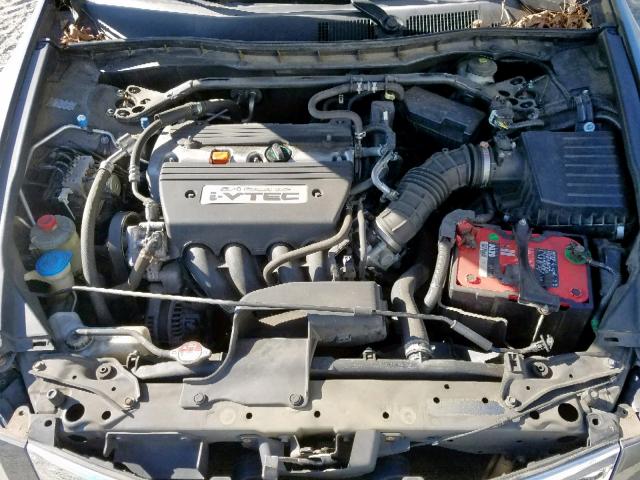 1HGCP26708A031507 - 2008 HONDA ACCORD EX GRAY photo 7