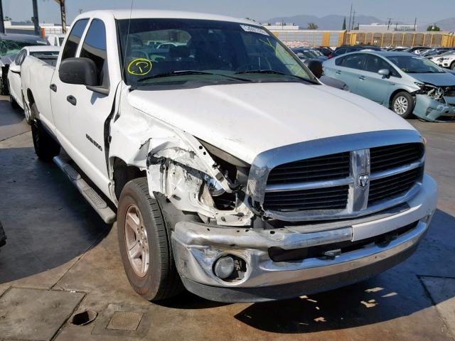 1D7HA18286J246802 - 2006 DODGE RAM 1500 S WHITE photo 1