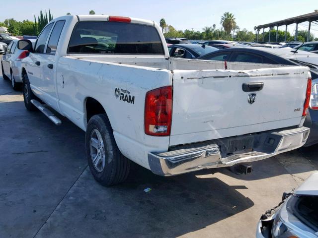 1D7HA18286J246802 - 2006 DODGE RAM 1500 S WHITE photo 3